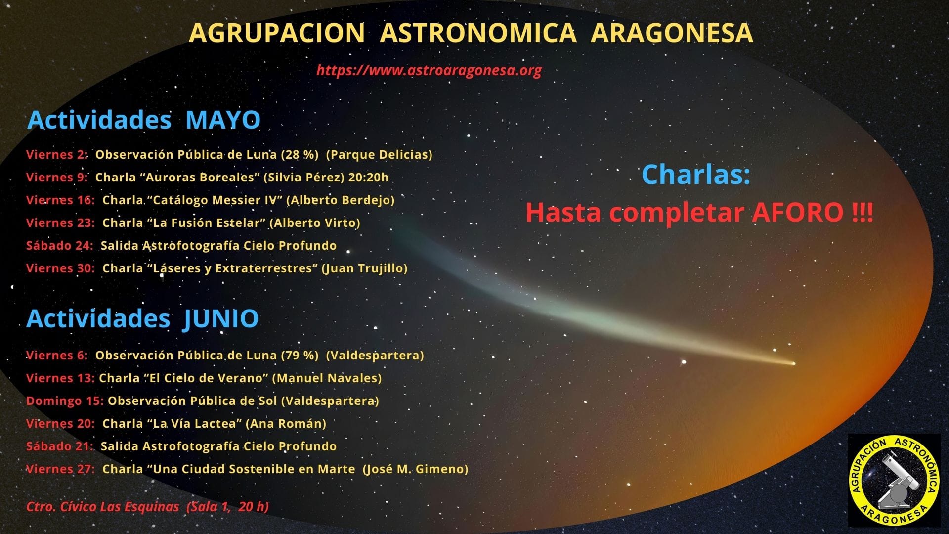 Actividades astronómicas